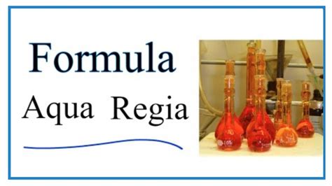 aqua regia chemicals.